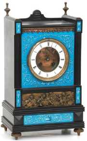 Aesthetic Marble & Porcelain Mantle Clock