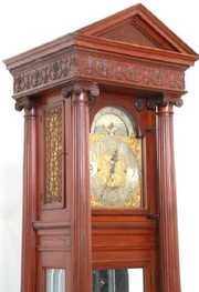 Bigelow Kennard & Co. Mahogany Grandfather Clock