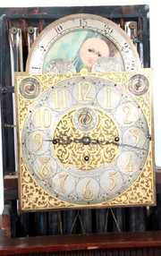 Mahogany 9 Tube 3 Weight Grandfather Clock