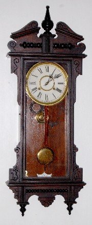 Waterbury Oak “Eton” Carved Wall Clock