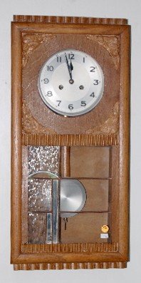 German Carved Box Clock