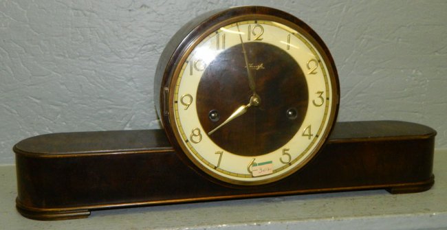 8 day German Kienzle modern case clock.