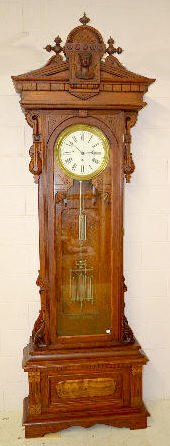 Oak Gilbert No. 16 Standing Regulator Clock