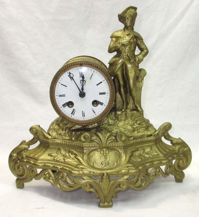 French Statue Clock