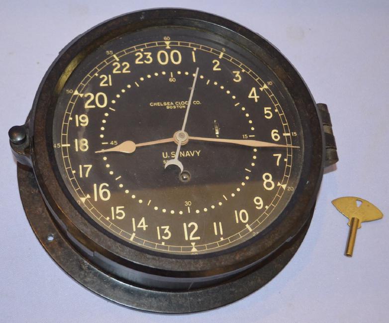 Chelsea U. S. Navy Bakelite Ship’s Clock