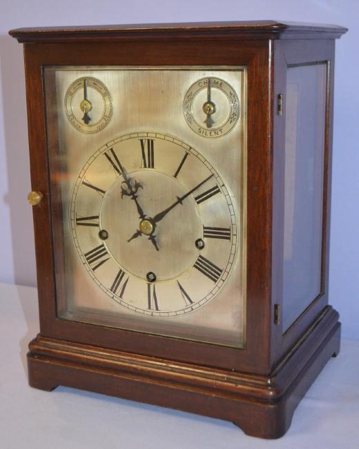 German W&H 5 Gong Bracket Clock