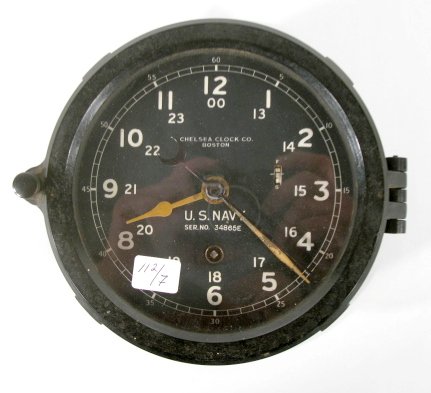 Chelsea U.S. Navy Ships Clock