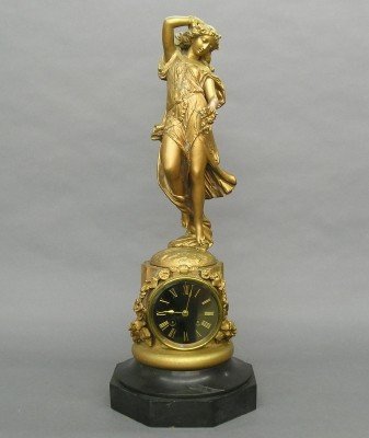 French Statue Clock