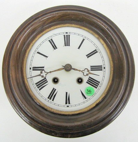 Small Black Forest Round Gallery Clock