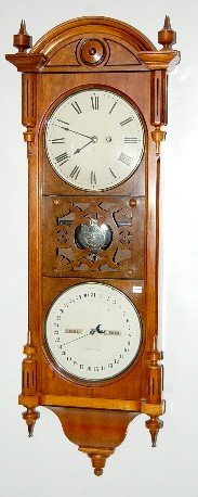 Walnut Seth Thomas Office Calendar No. 10 Clock