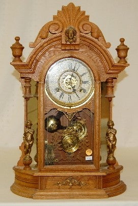 Waterbury Oak “Oxford” Mantel Clock