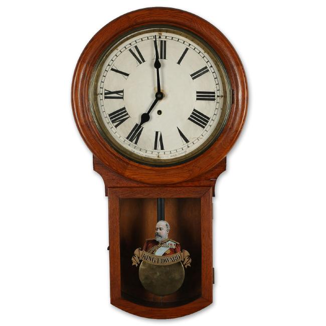 Early Pequegnat “King Edward” “First Issue” Wall Clock