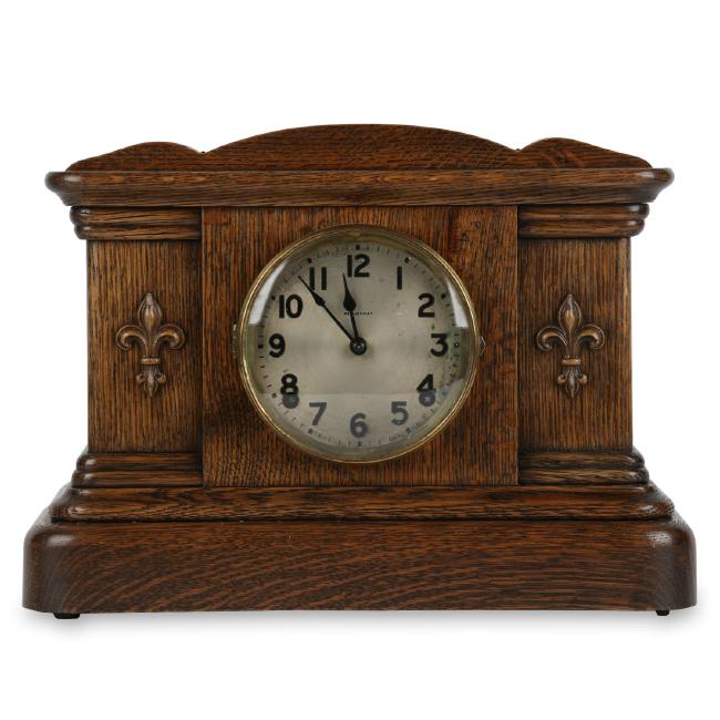 Rare Pequegnat “Brampton” Mantel Clock