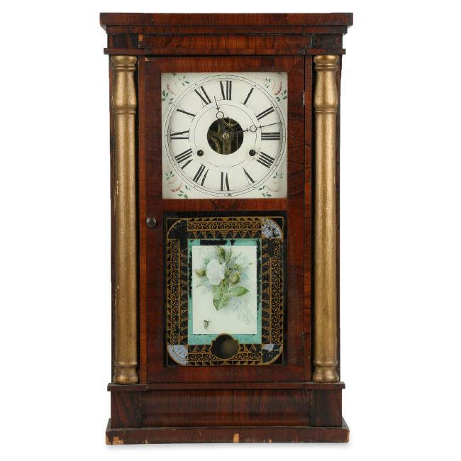 R.W Patterson & Co (Toronto) Half-Column Mantel Clock