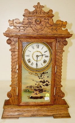 Seth Thomas Oak “Capitol No. 2” Mantle Clock