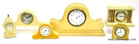 (6) BOUDOIR CLOCKS