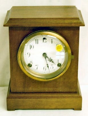 Sessions Antique Porcelain Dial Clock