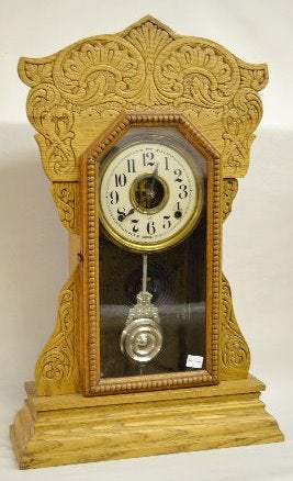 Gilbert Oak “Capitol No. 45” Kitchen Clock