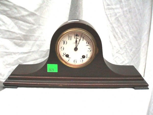 Ansonia Tambour Half Size Mantel Clock