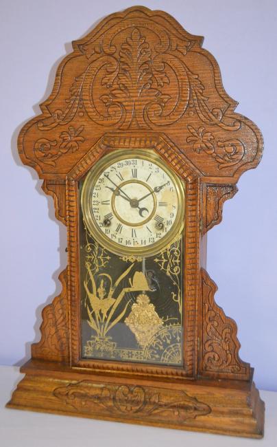 Antique Welch “No. 33” Calendar Kitchen Clock