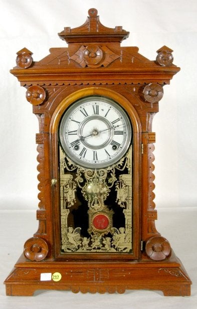 Welch Walnut Kitchen Clock