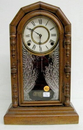 Walnut Ansonia Kitchen Clock