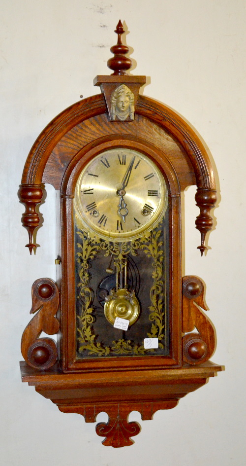 Antique Ansonia “Habana” Hanging Teardrop Parlor Clock