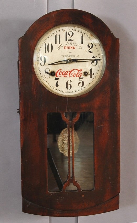 Coca Cola advertising wall clock.