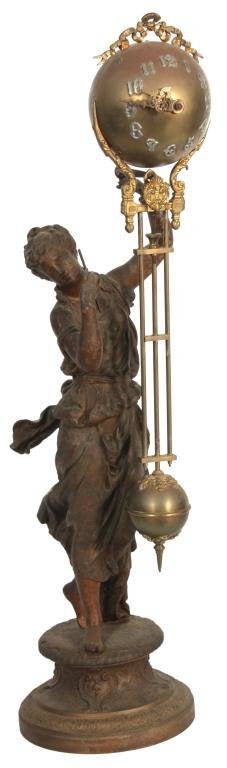 Ansonia Figural Juno Swing Clock