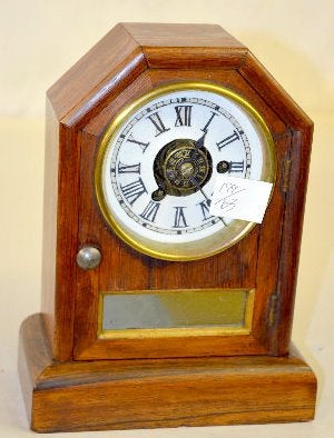 Rosewood Octagon Top Mini Mantel Clock