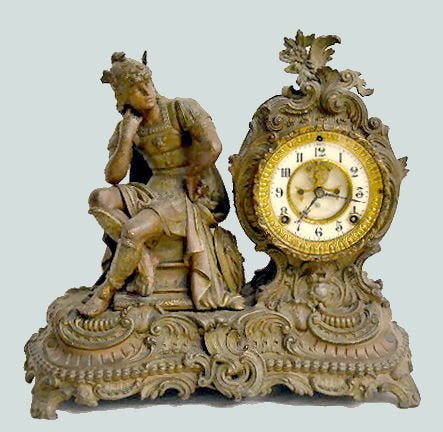 Ansonia “Hermes” Statue Clock