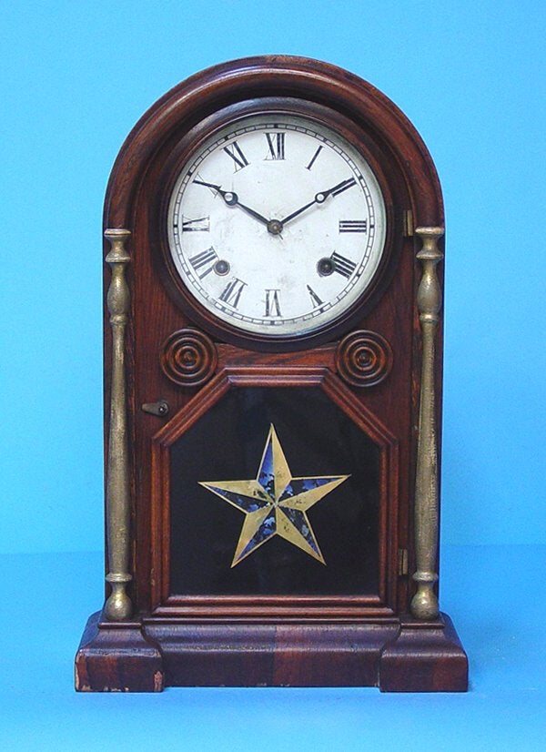 Welch Spring & Co. Round Top Shelf Clock