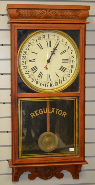 Antique Calendar Store Regulator Wall Clock