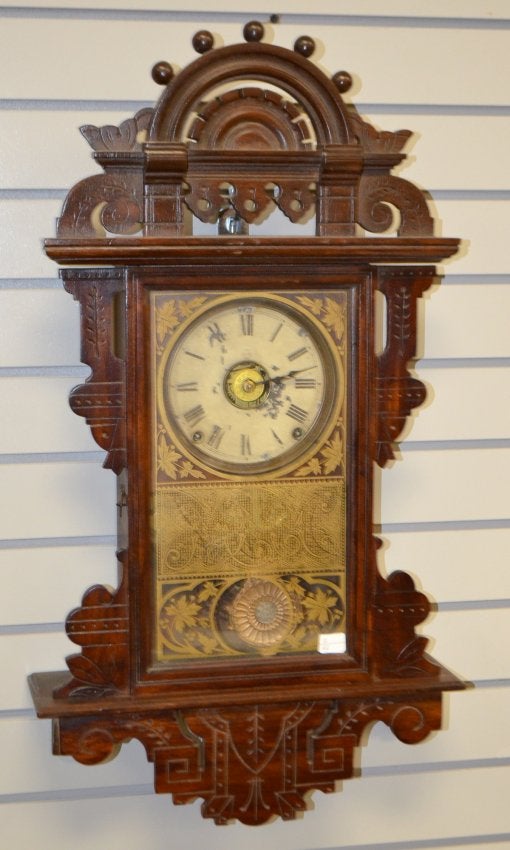 Antique E.N. Welch Hanging Kitchen Clock