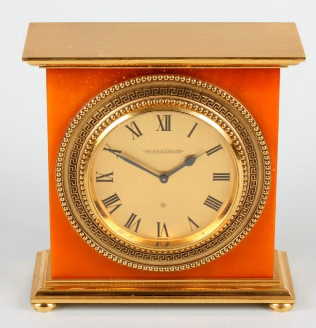 A Jaeger-LeCoultre mantel clock