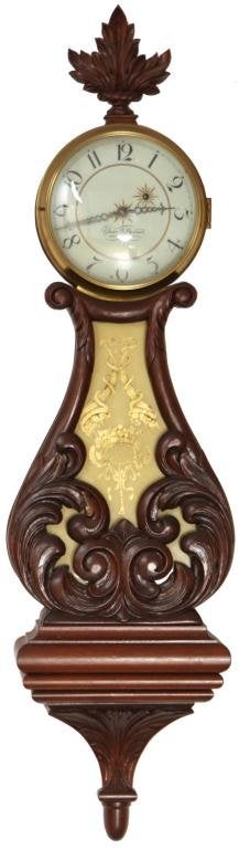 Elmer O. Stennes Lyre Banjo Clock