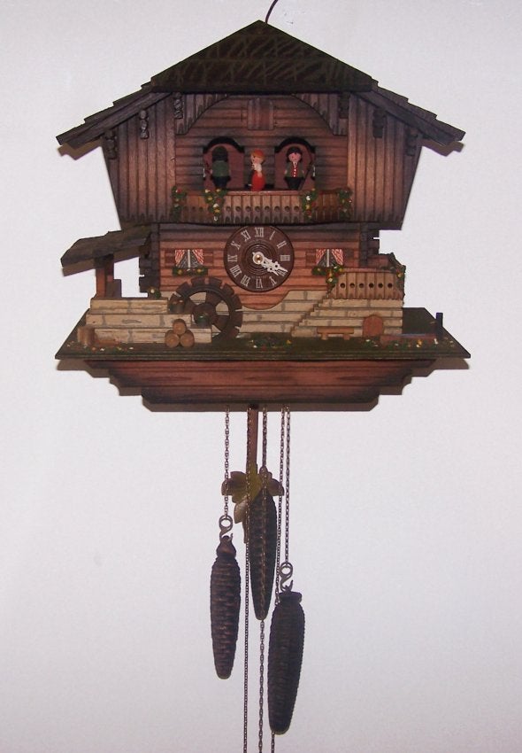 Beautiful 3 weight German Musical Cuckoo Clock