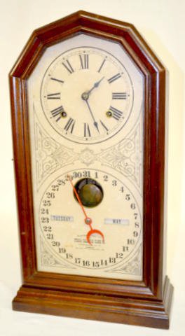 Ithaca No. 11 Octagon Calendar Clock