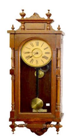 Ansonia Walnut Queen Elizabeth Wall Reg. Clock