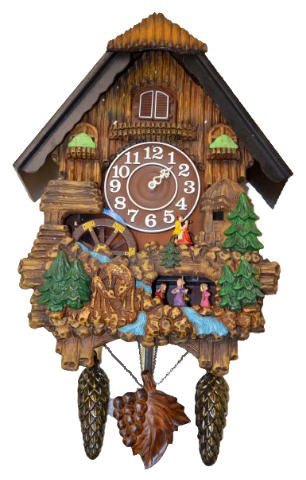 Contemporary Musical Cuckoo Clock w/Dancers