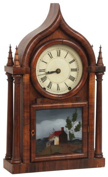 Brewster & Ingrahams Onion Top Mantle Clock