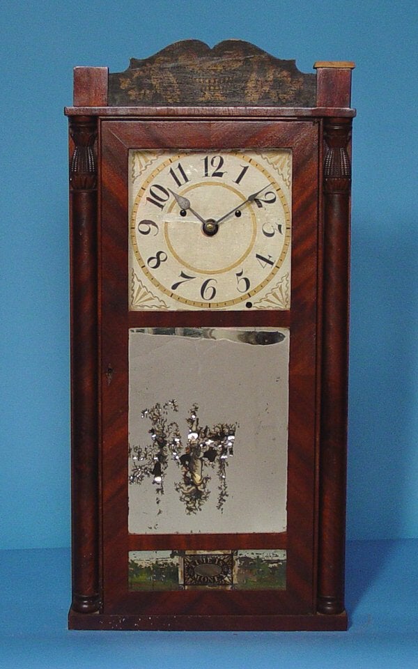 Silas Hoadley Franklin Upside Down Clock