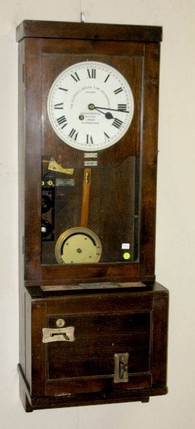 English Time Recording Clock