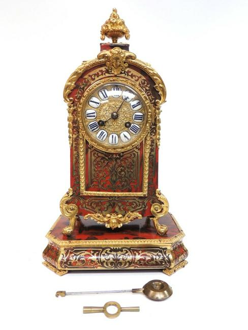 French eight day bracket clock