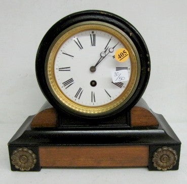 French Time Only Wood Cased Clock