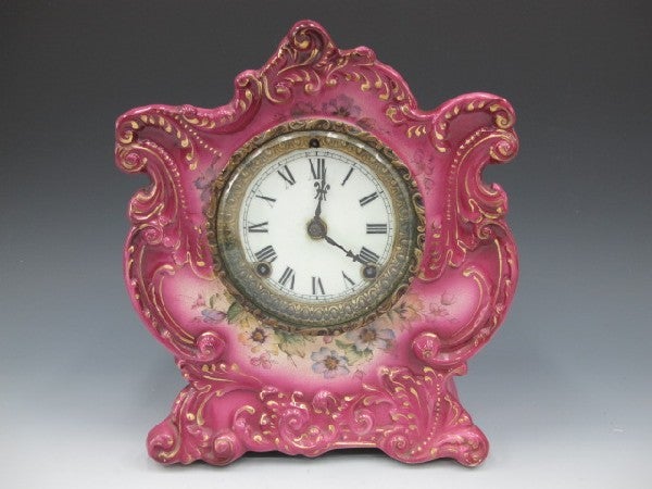 AN ANSONIA CHINA CASE CLOCK ‘WINNER’ MODEL