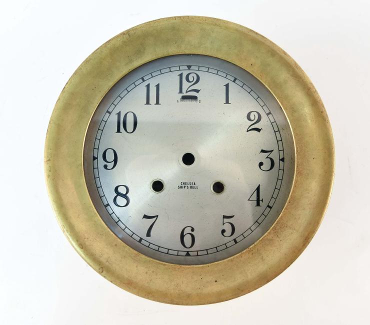 CHELSEA SHIPS BELL DECK CLOCK CASE