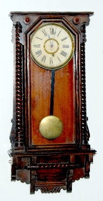 Ansonia Queen Anne Wall Clock