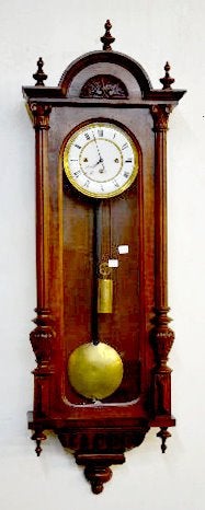 Grand Sonniere Walnut Vienna Regulator Clock