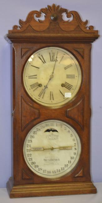 Ithaca No. 10 Farmers Calendar Clock